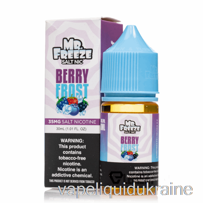 Vape Liquid Ukraine Berry Frost - Mr Freeze Salts - 30mL 50mg